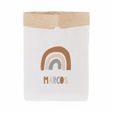 comprar saco de papel personalizado infantil arcoiris