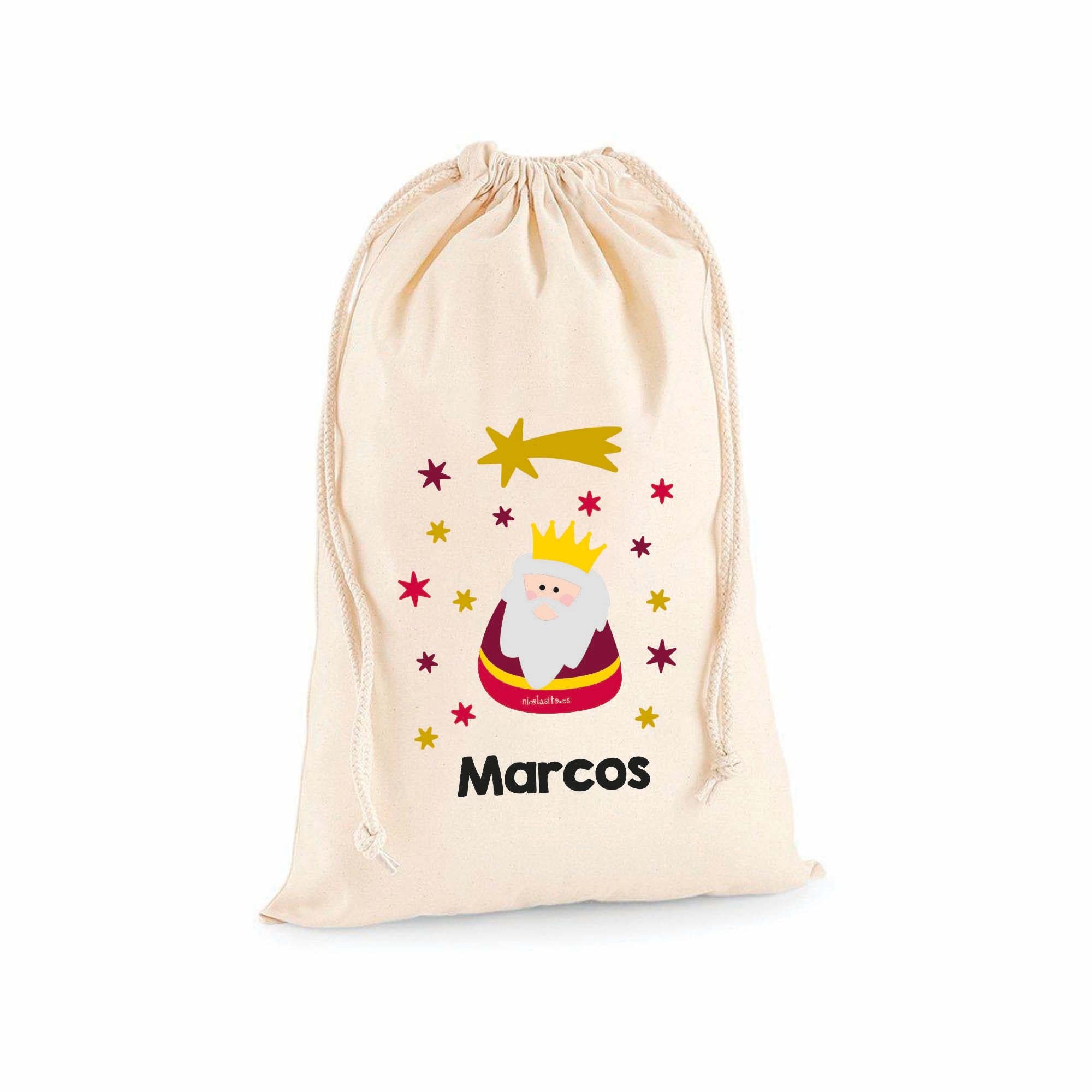 Comprar saco personalizado para los regalos de Reyes Magos