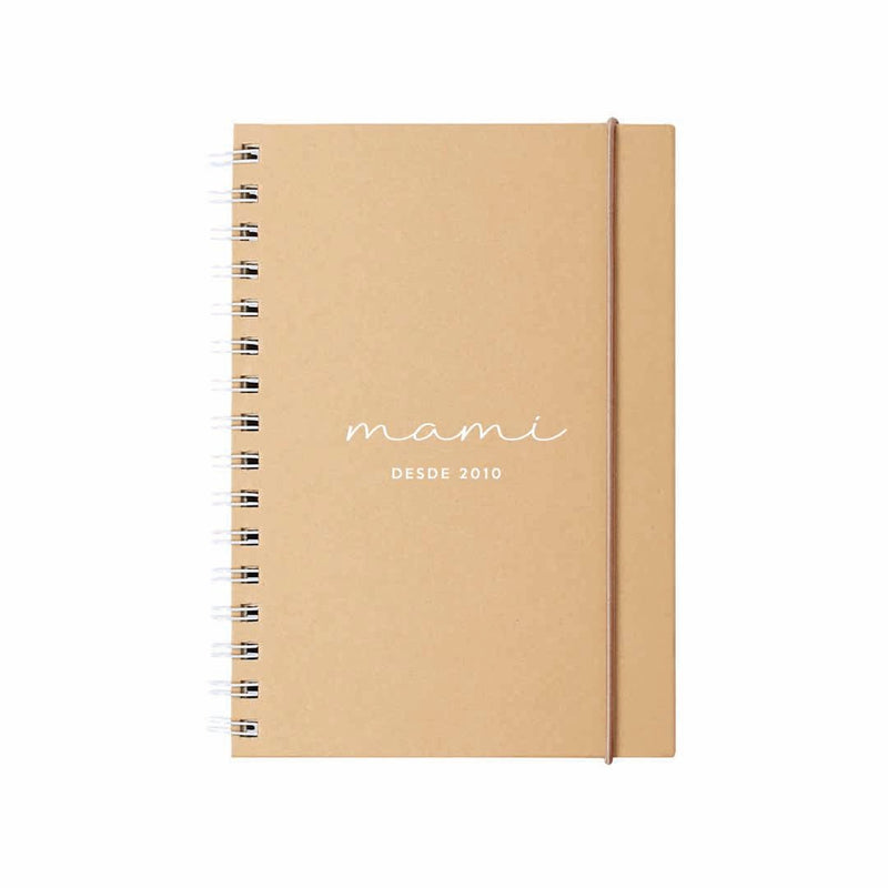 Comprar cuaderno de kraft personalizado para regalar a mamá el día de la madre