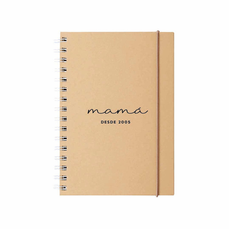 Cuaderno personalizado para regalar a mamá el día de la madre