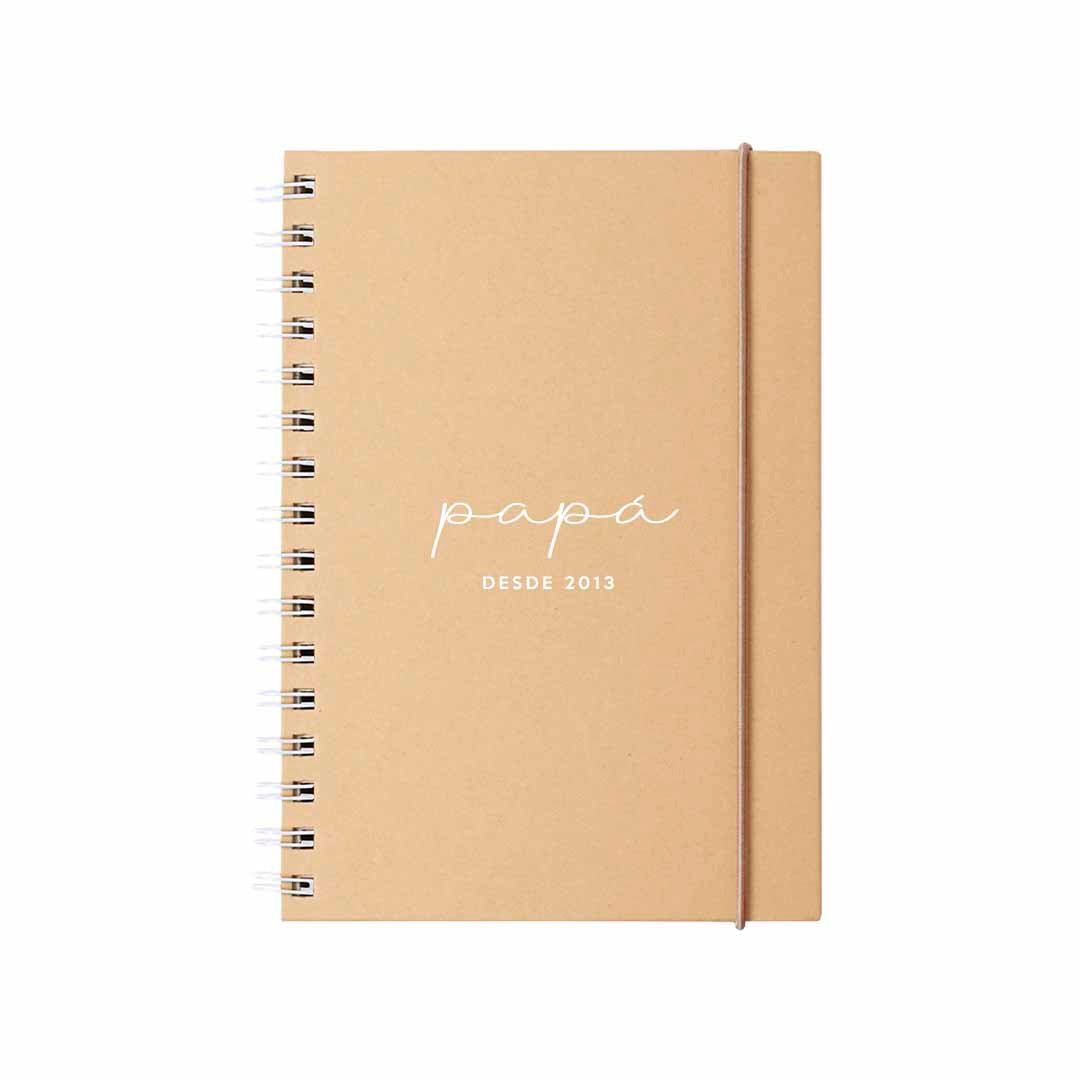 Cuadernos personalizados para regalar el día del padre #color_Blanco