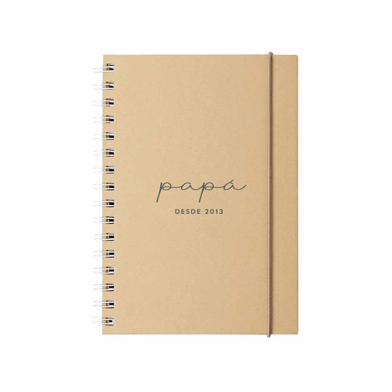 Cuadernos personalizados para regalar el día del padre