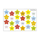 Etiquetas personalizadas marcar ropa Estrellas multicolor Nicolasito