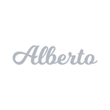 Nombre de madera estilo Caligrafia