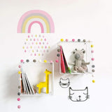 Decoración infantil vinilo decorativo Arcoíris Big