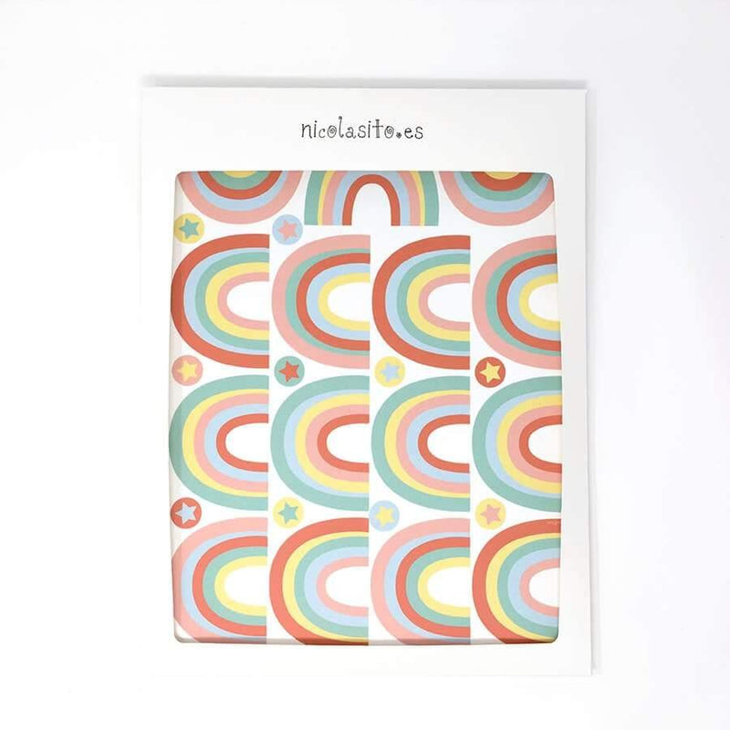 Vinilo infantil de pared Arco Iris nicolasito