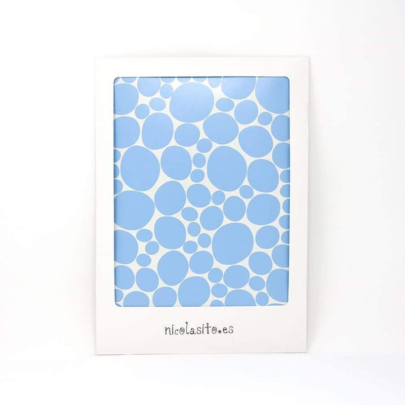 Vinilos infantiles mini Lunares irregulares azul cielo