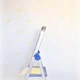 Vinilo mini infantil topitos amarillo Nicolasito