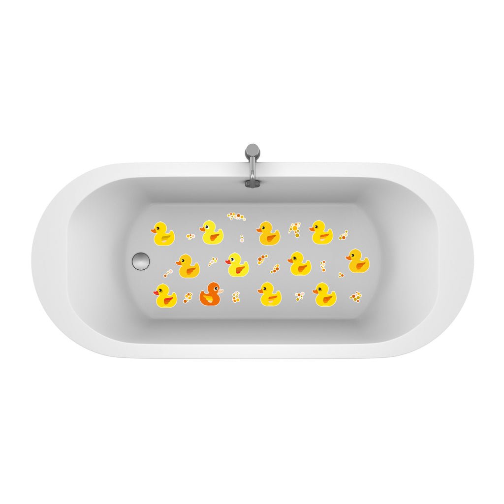 Set de 5 pegatinas antideslizantes para figuras de ducha o bañera Goma  54x54cm Multicolor MSV