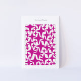 Vinilo decorativo estrellitas fugaz fucsia Nicolasito