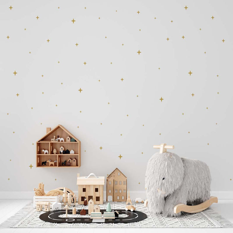 Vinilo decorativo para dormitorios infantiles estrellitas fugaz