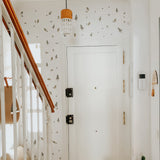 Ideas para decorar recibidores pequeños bonitos con decoración de pared vinilo de plantas nicolasito.
