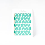 Vinilo mini corazones mint