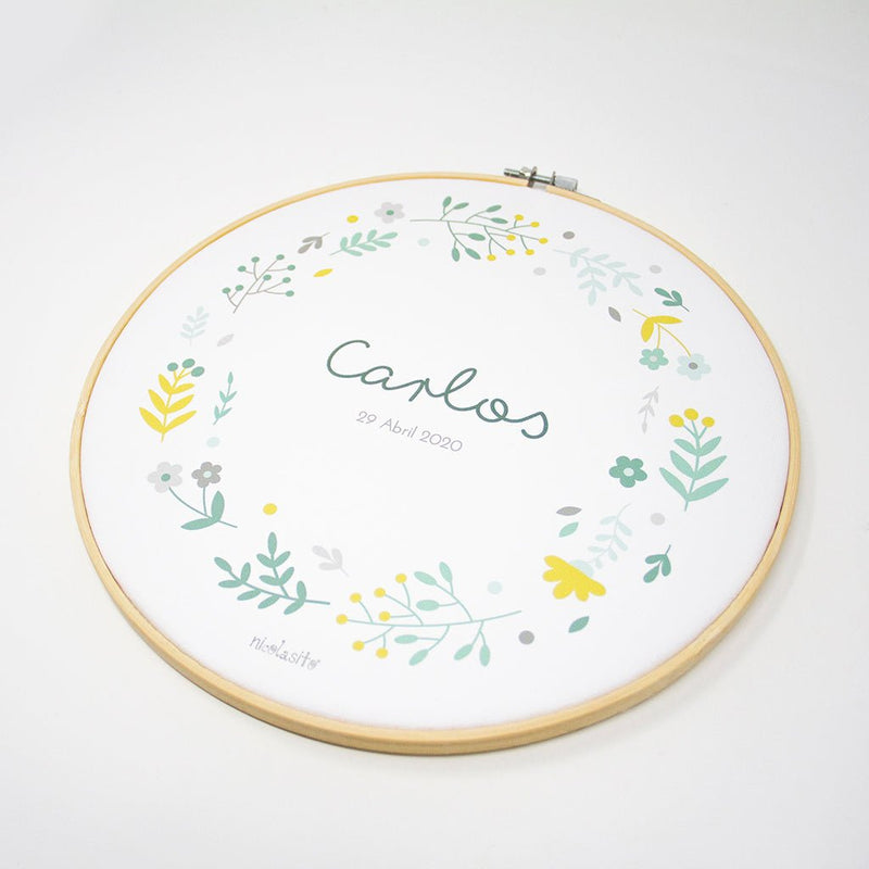 Bastidor Costura Decorativo Pared Infantil