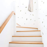 Decoración pasillo con escaleras. Vinilos decorativos de plantas para decoración de interiores. nicolasito
