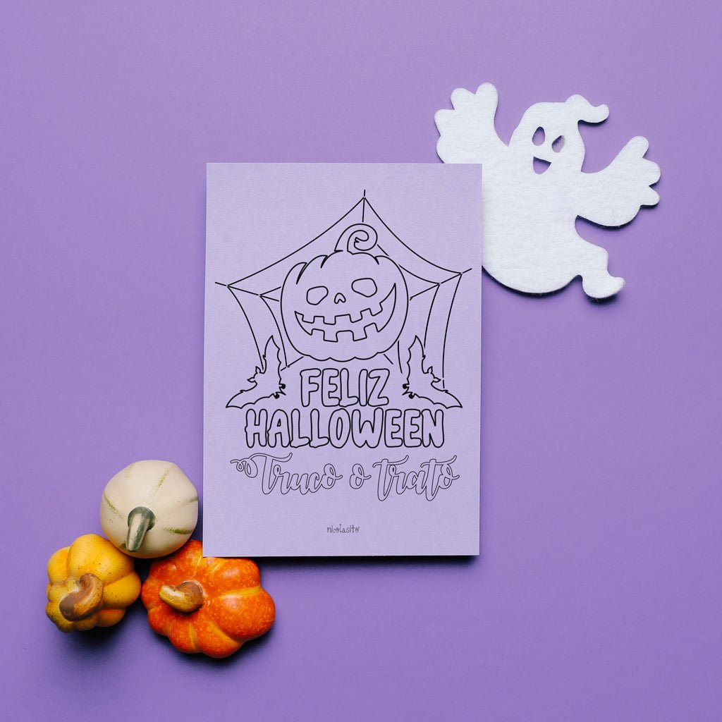 Dibujo Calabaza Halloween Descargable - Gratis freeshipping - Nicolasito.es