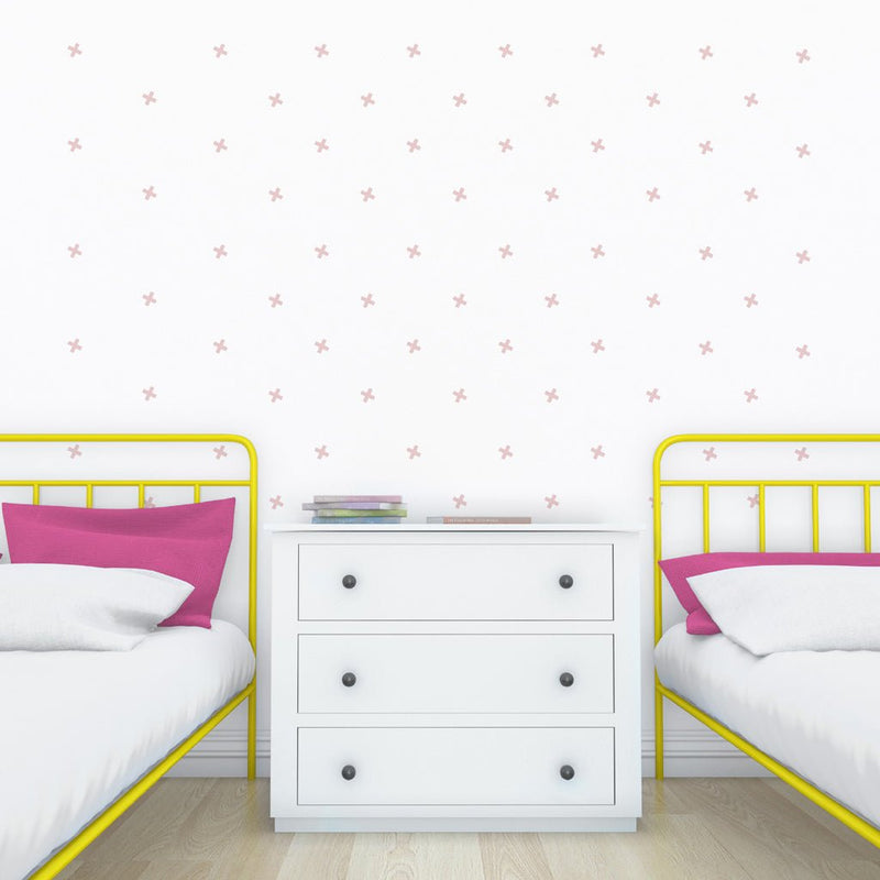 Ideas decoración infantil vinilo mini cruces
