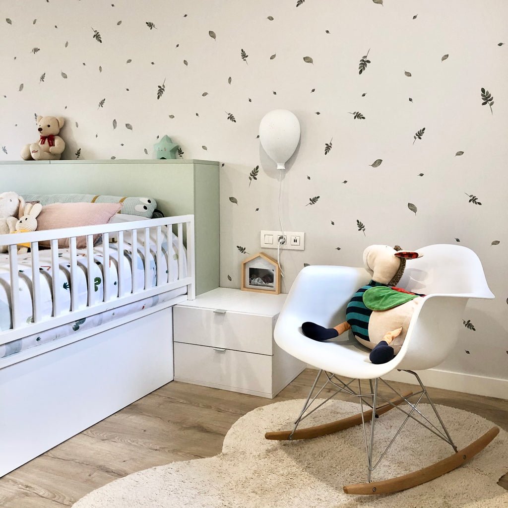 Ideas decoración cuartos infantiles vinilo plantas pegatinas de pared