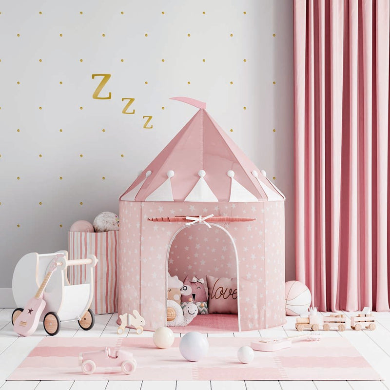 Decoración infantil de pared vinilo Zzz oro