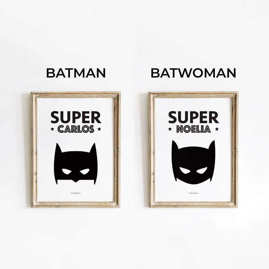 Láminas personalizadas Superheroe Batman comprar online Nicolasito