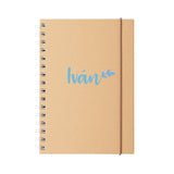 Libreta personalizada material escolar nombre 