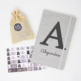 Libreta Personalizada Inicial Nombre freeshipping - Nicolasito.es