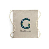 Mochila Estampado Flores Música Personalizada