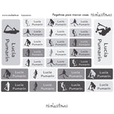 Pegatinas para marcar cosas patinetes personalizadas