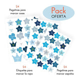 Pack ahorro etiquetas Estrellas - Nicolasito.es