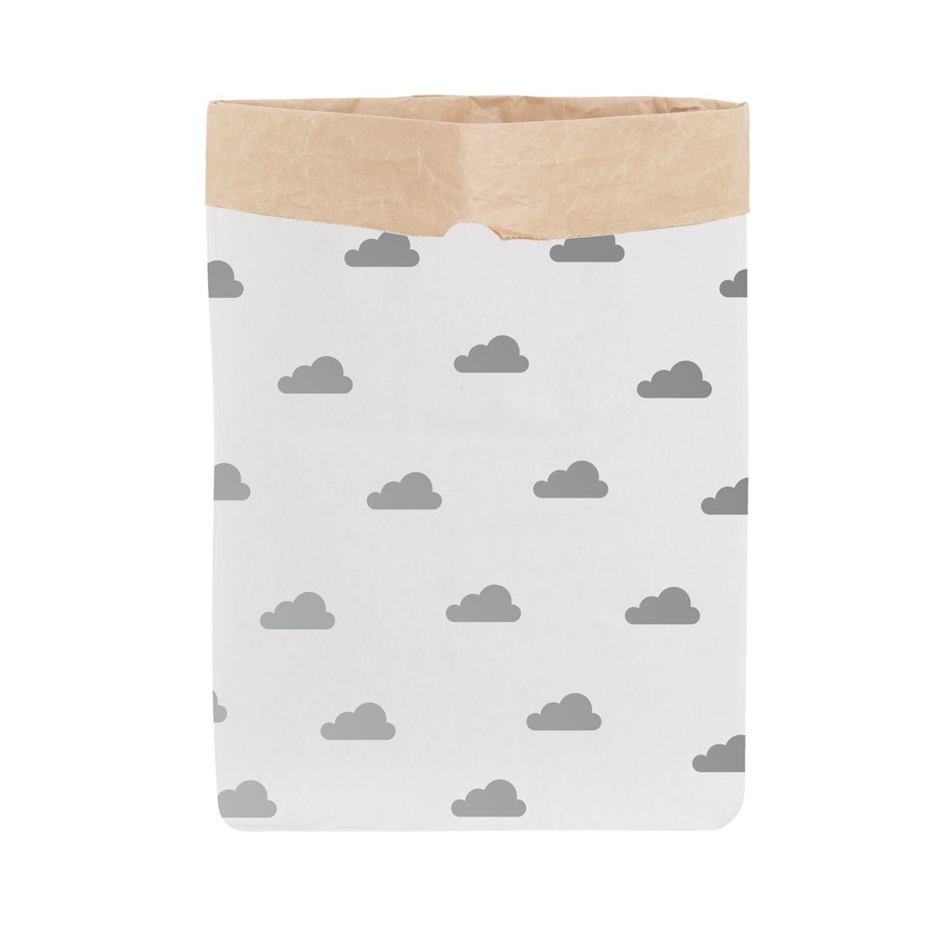 Comprar saco de papel nubes para ordenar juguetes Nicolasito.es