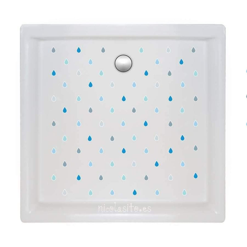 Antideslizante Gotas de lluvia
