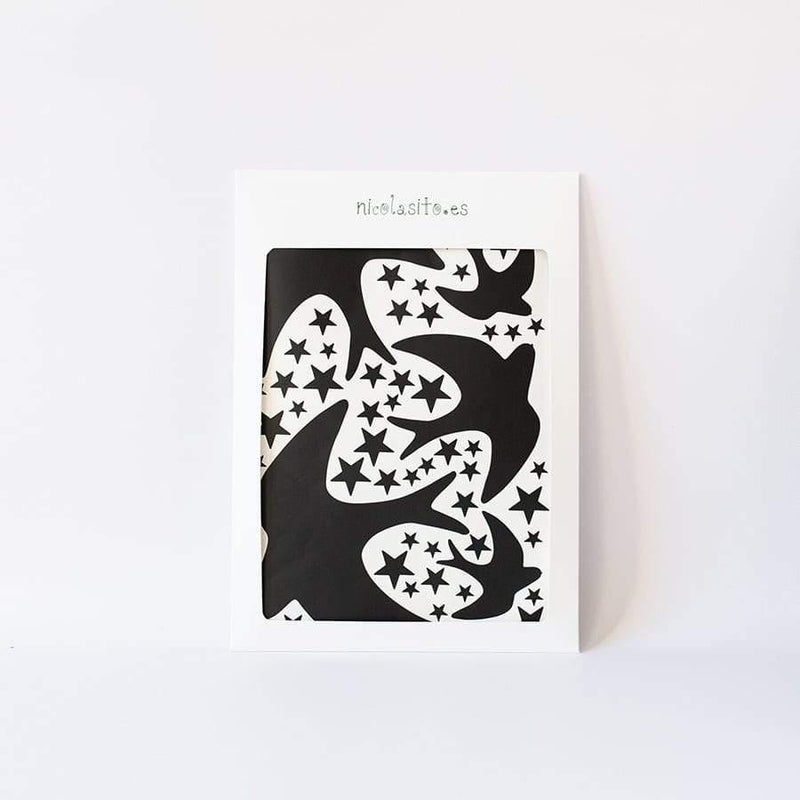 Vinilos decorativos golondrinas negras Nicolasito