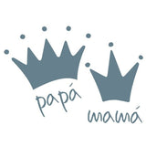 Vinilo Coronas mamá y papá