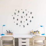Vinilos infantiles decorativos Robots Nicolasito