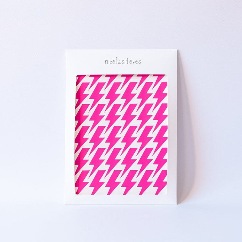 Vinilos decorativos mini rayos fucsia Nicolasito